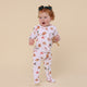 Gingerbread Organic Snuggle Sleepsuit Zip Footie - Thumbnail 8