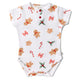 Gingerbread Short Sleeve Organic Bodysuit - Thumbnail 2