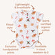 Gingerbread Short Sleeve Organic Bodysuit - Thumbnail 4