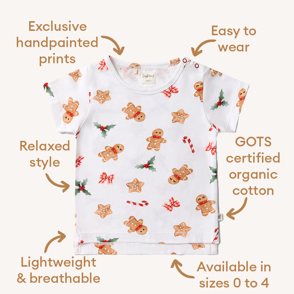 Gingerbread Organic T-Shirt - View 4