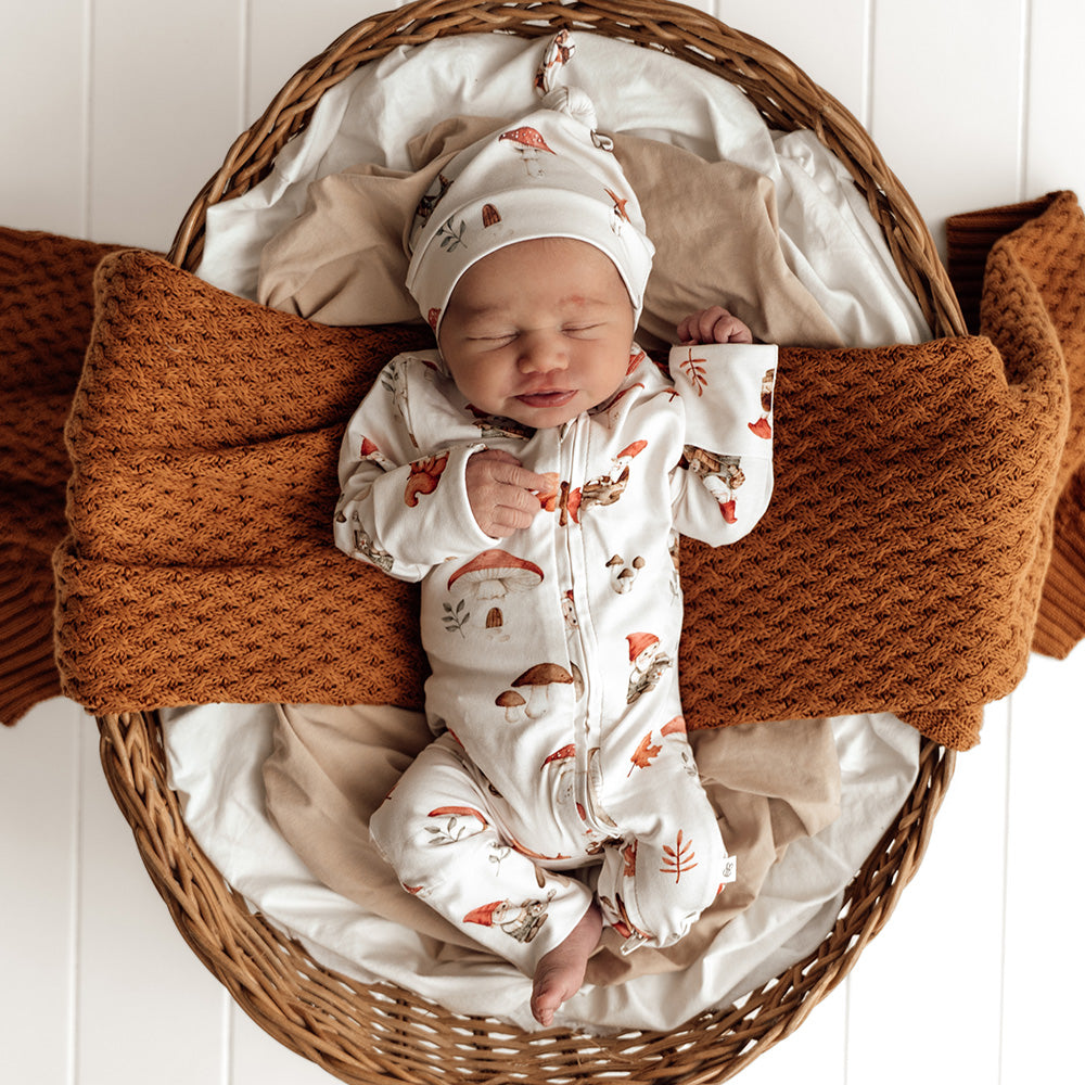 Gnomes Organic Snugglesuit Convertible Romper - View 1