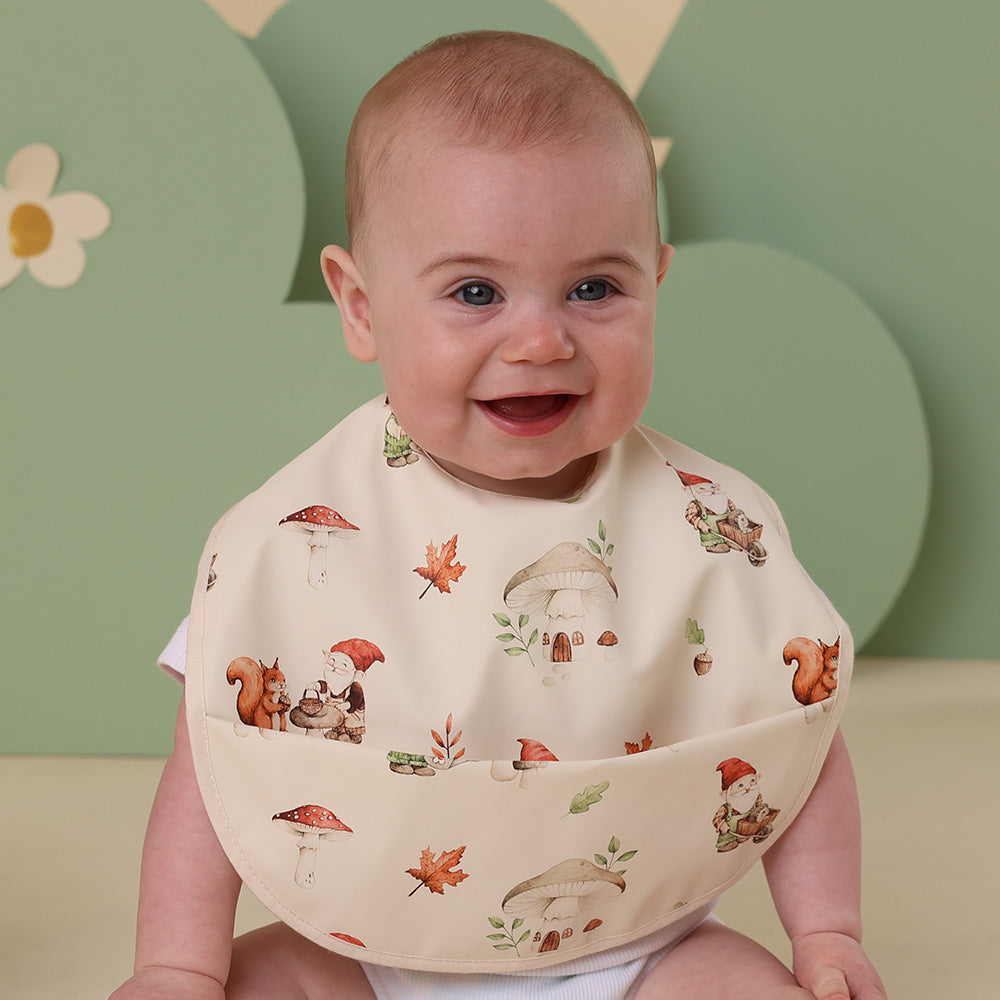 Gnomes Snuggle Bib - View 1
