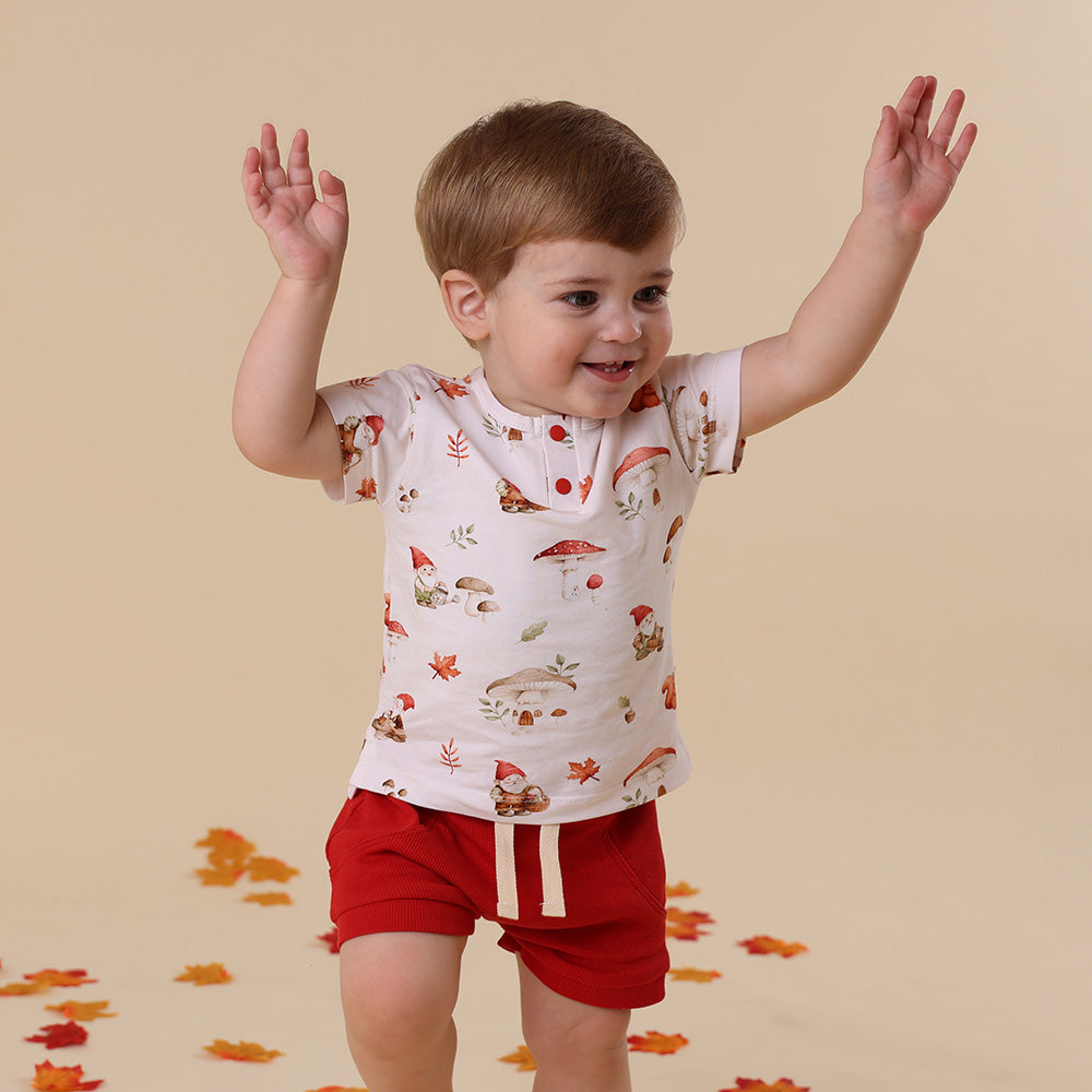 Gnomes Organic Short Sleeve Top - View 1