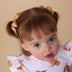 Gold Piggy Tail Hair Clips - Pair | Snuggle Hunny