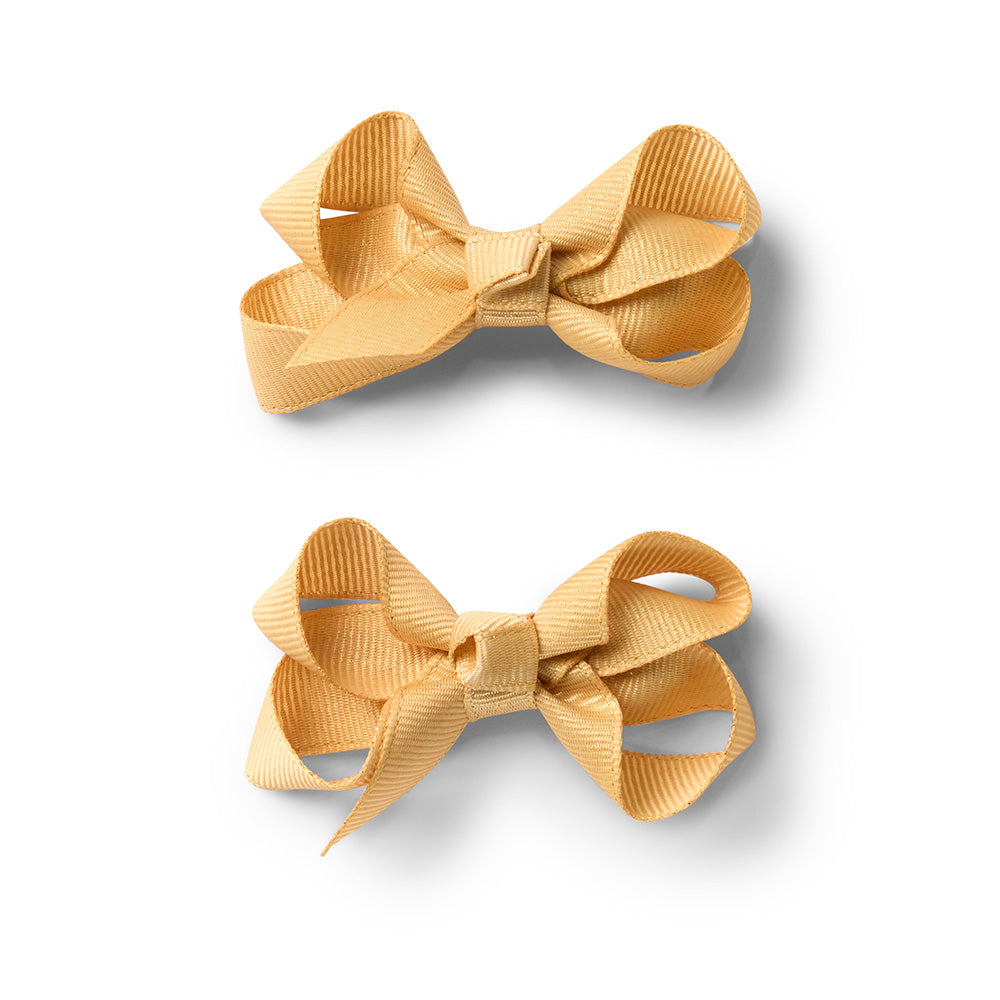 Gold Piggy Tail Hair Clips - Pair - View 2