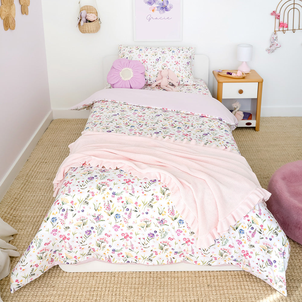 Gracie Organic Cotton Quilt Cover - View 5