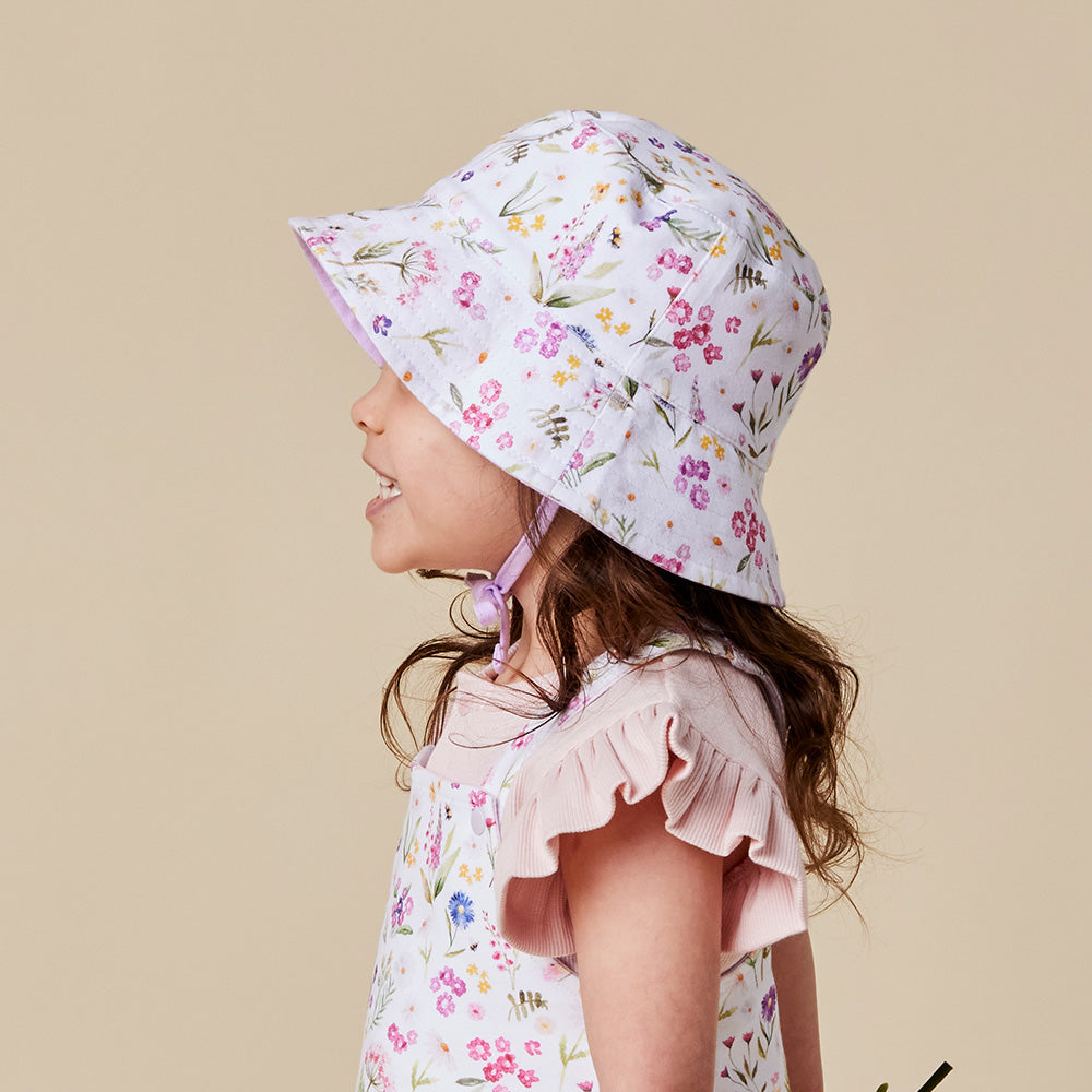 Gracie Reversible Cotton Bucket Hat - View 1
