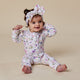 Gracie Organic Snugglesuit Convertible Romper with Frill - Thumbnail 17