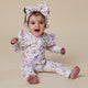 Gracie Organic Snugglesuit Convertible Romper with Frill - Thumbnail 10