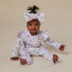 Gracie Organic Snugglesuit Convertible Romper with Frill - Thumbnail 9
