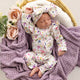 Gracie Organic Snugglesuit Convertible Romper with Frill - Thumbnail 4