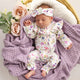Gracie Organic Snugglesuit Convertible Romper with Frill - Thumbnail 20