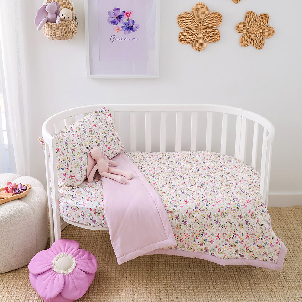 Gracie Organic Cotton Cot Comforter - View 6