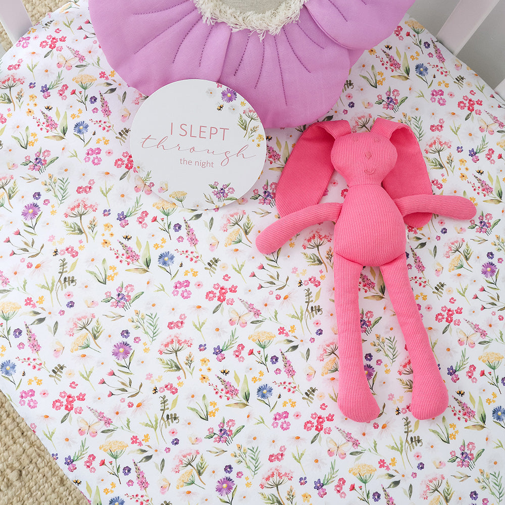 Gracie Organic Fitted Cot Sheet - View 5