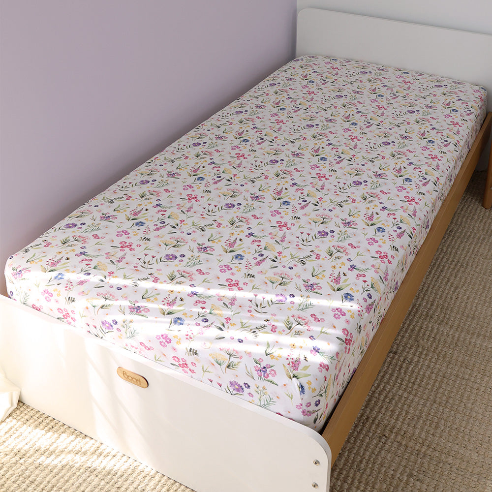 Gracie Organic Cotton Fitted Sheet - View 1