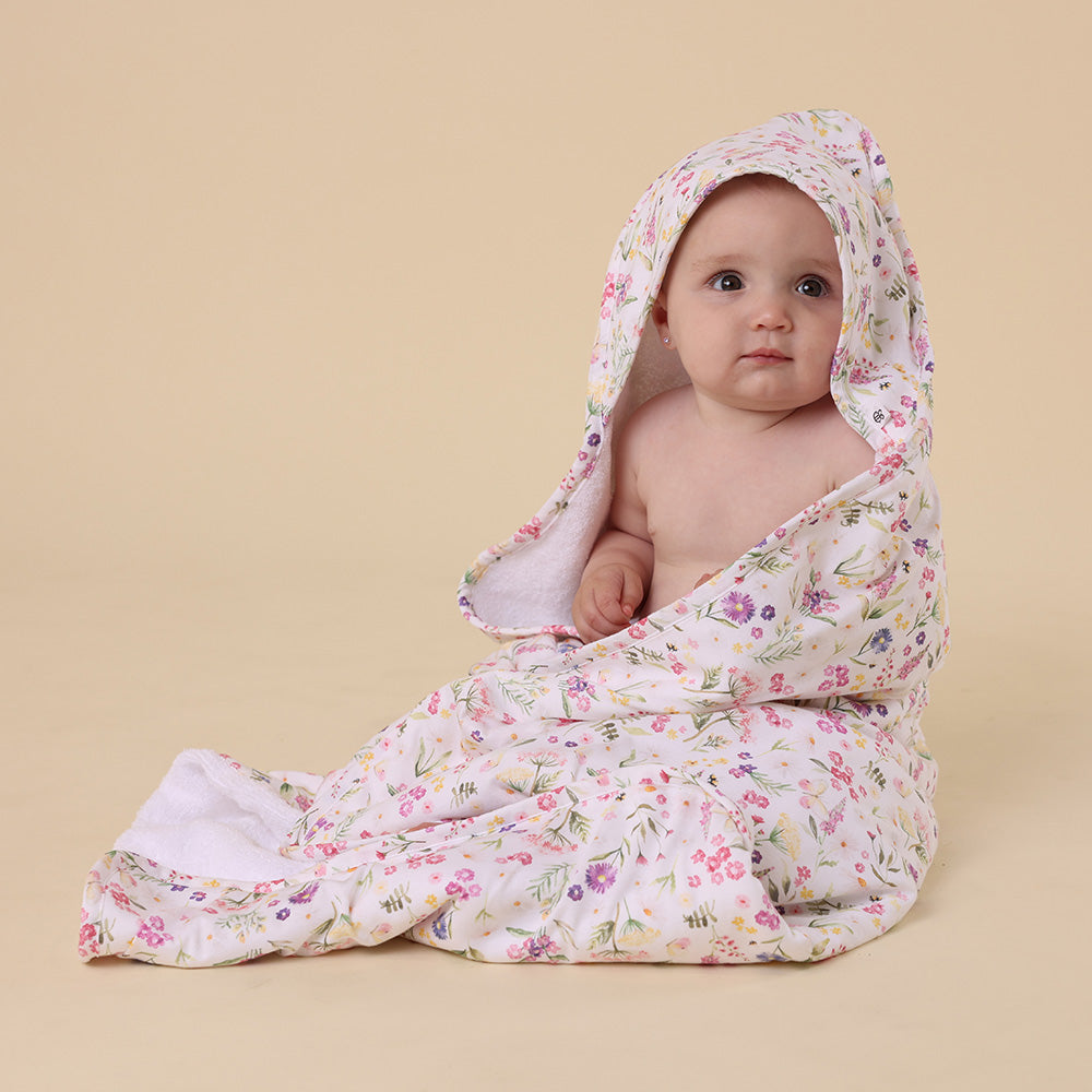 Gracie Organic Hooded Baby Towel - View 5
