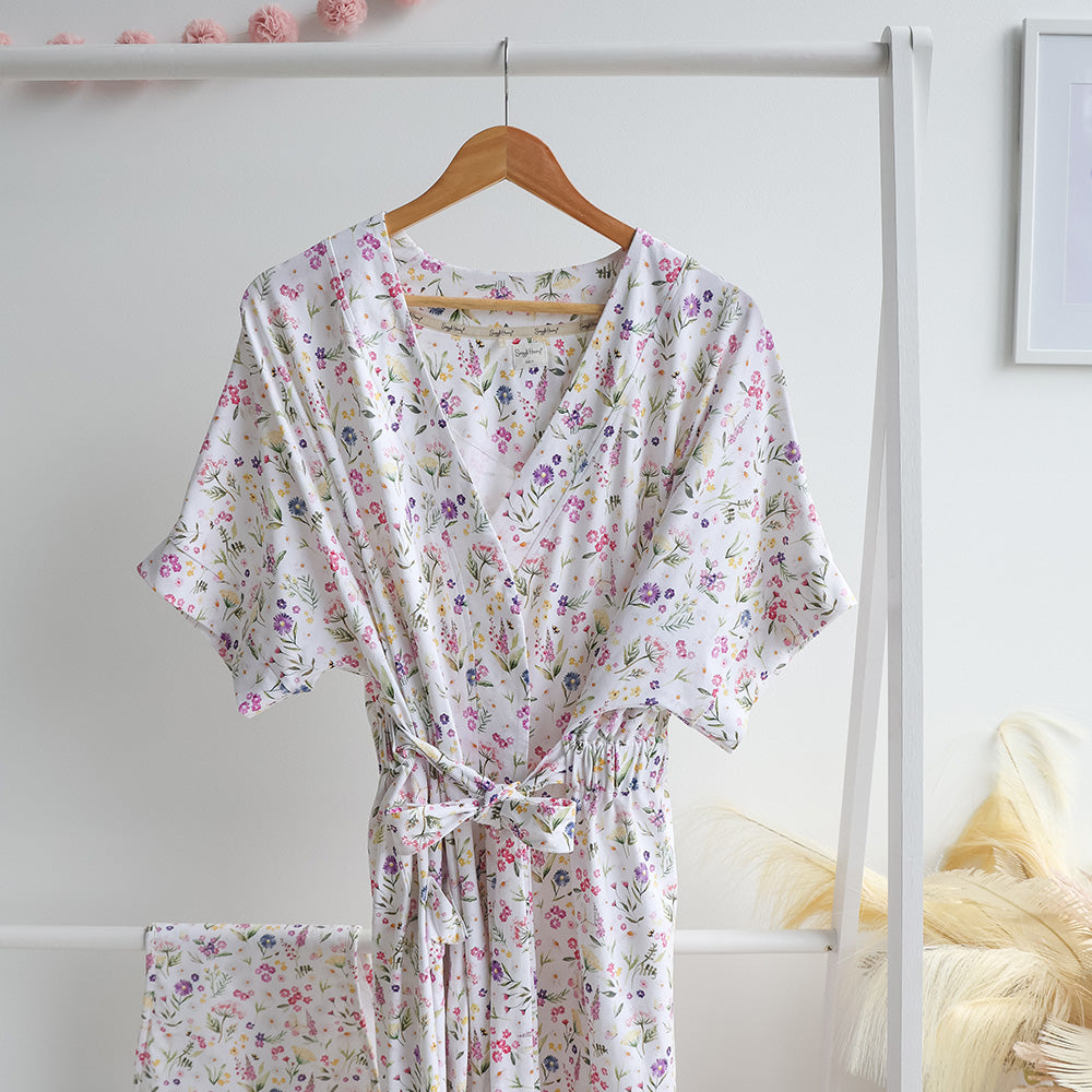 Gracie Organic Maternity Robe - View 4