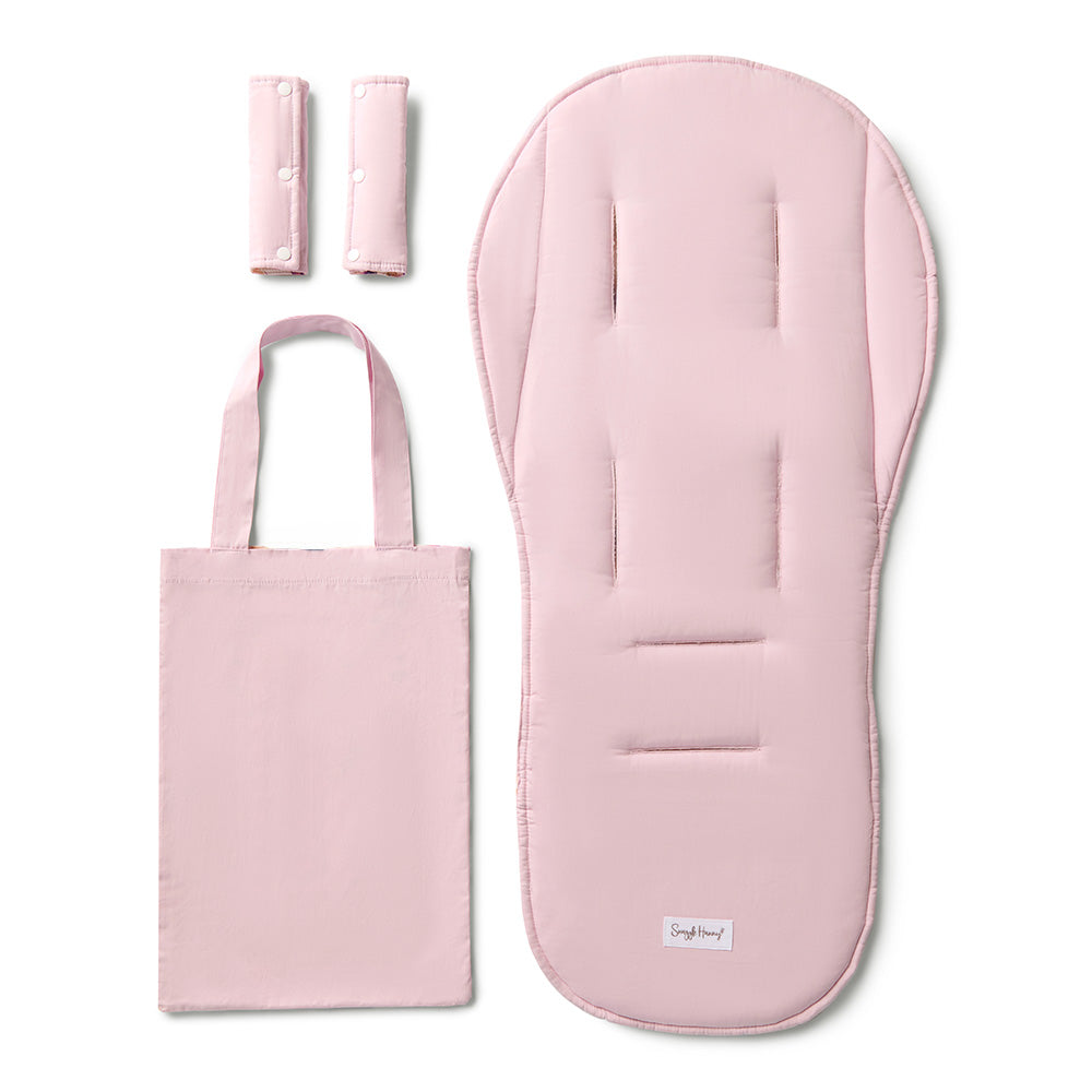 Bundle - Gracie Pram Liner & Strap Cover Set - View 5