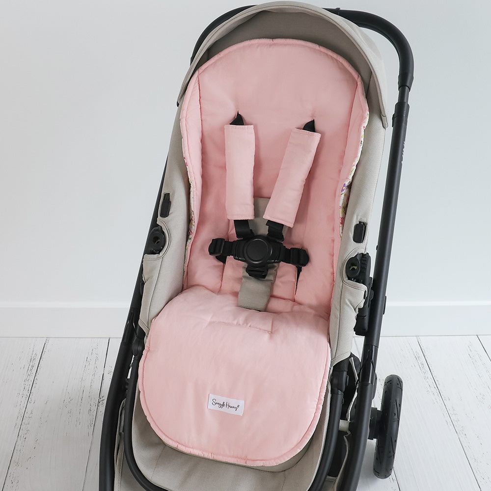 Bundle - Gracie Pram Liner & Strap Cover Set - View 6