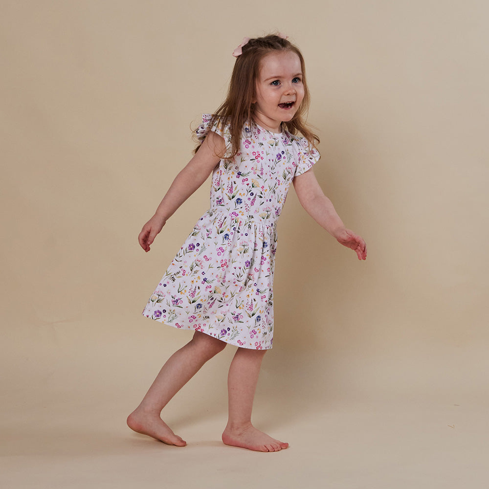 Gracie Short Sleeve Organic Dress - View 5