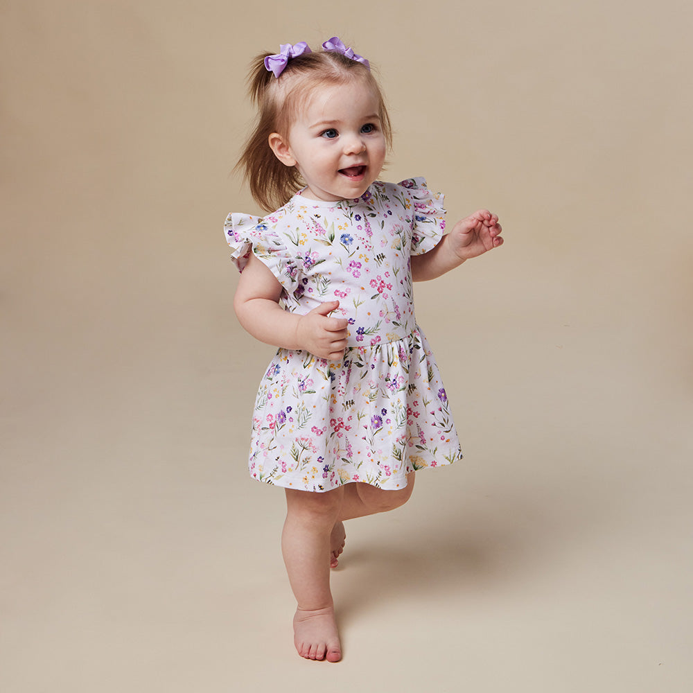 Gracie Short Sleeve Organic Dress - View 4