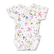 Gracie Short Sleeve Organic Kimono Bodysuit - Thumbnail 2