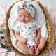 Gracie Short Sleeve Organic Kimono Bodysuit - Thumbnail 6