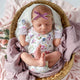 Gracie Short Sleeve Organic Kimono Bodysuit - Thumbnail 8