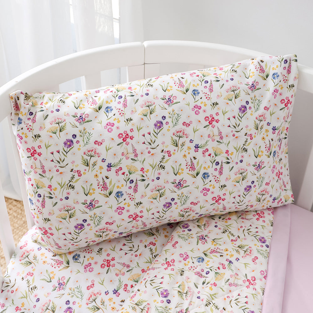Gracie Organic Cotton Toddler Pillowcase - View 1