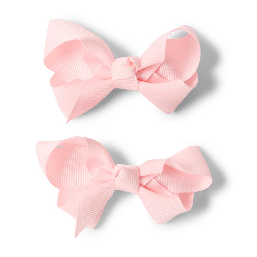Baby Pink Piggy Tail Hair Clips - Pair - View 2