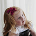 Burgundy Bow Hair Clip-Snuggle Hunny
