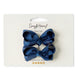 Navy Blue Piggy Tail Hair Clips - Pair - Thumbnail 3