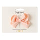 Peach Bow Hair Clip - Thumbnail 3