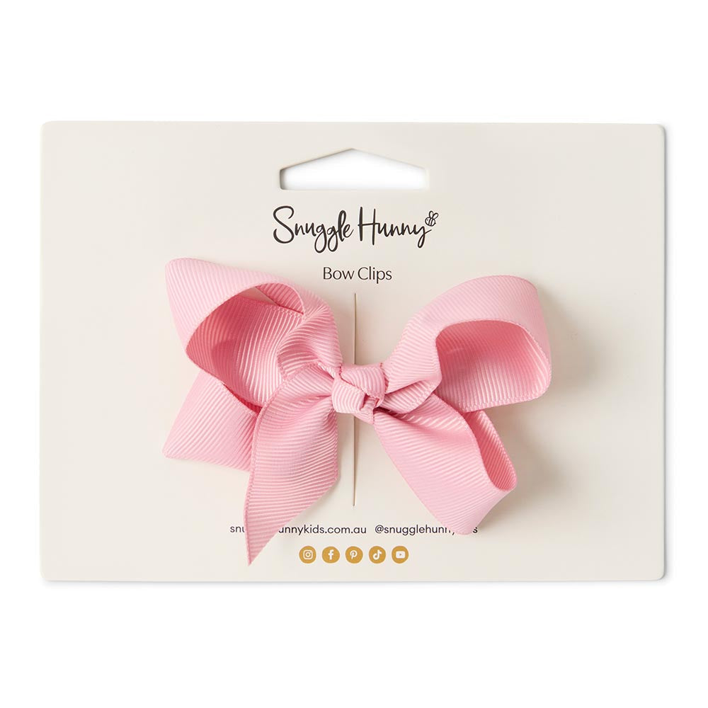 Sherbet Pink Bow Hair Clip - View 3