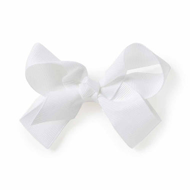 Hair Bow Clips - White Bow Hair Clip