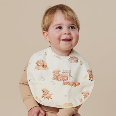 Highland Cows Snuggle Bib | Snuggle Hunny