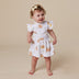 Highland Cows Short Sleeve Organic Dress | Snuggle Hunny