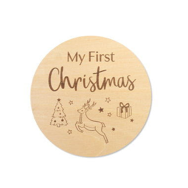 Christmas / Easter Large Wooden Milestone Card | Snuggle Hunny
