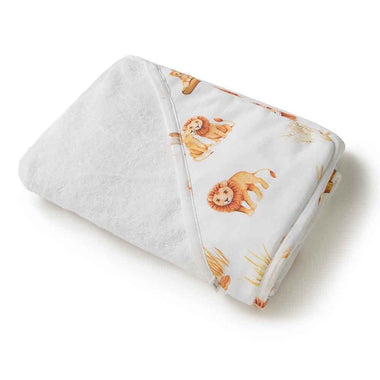 Lion Organic Hooded Baby Towel-Snuggle Hunny