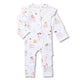Ice Creams Organic Snugglesuit Convertible Romper with Frill - Thumbnail 2