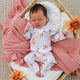 Ice Creams Organic Snugglesuit Convertible Romper with Frill - Thumbnail 13