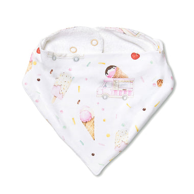Ice Creams Organic Dribble Bib | Snuggle Hunny