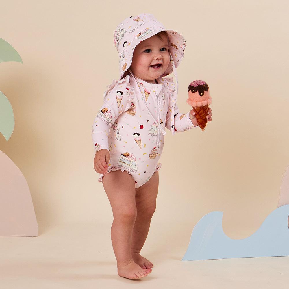 Ice Creams Frill Swimsuit - View 10