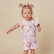 Ice Creams Organic Snuggle Overall Shorts - Thumbnail 11