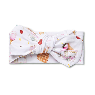 Ice Creams Organic Oversized Bow | Snuggle Hunny