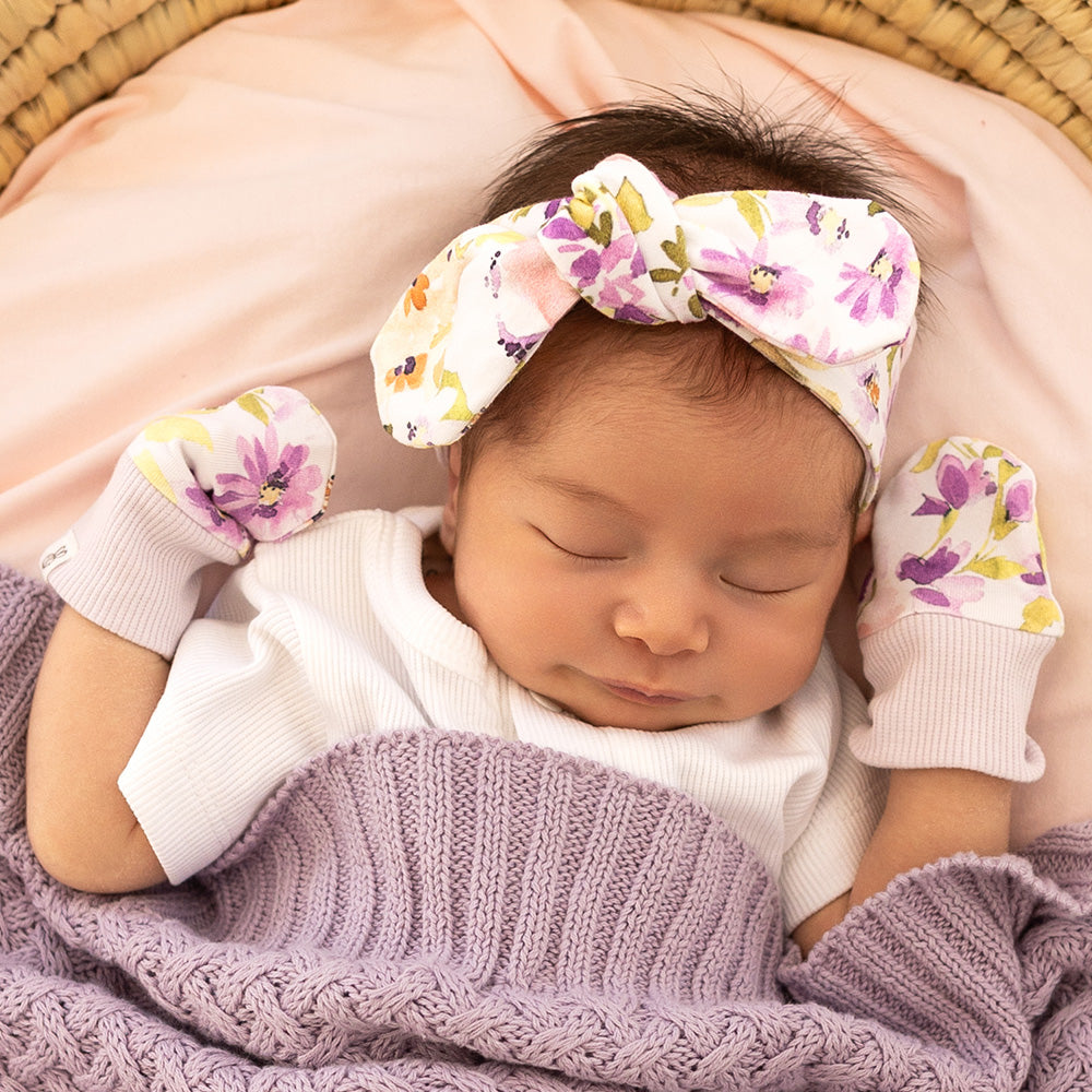 Isla Organic Cotton Mittens - View 2