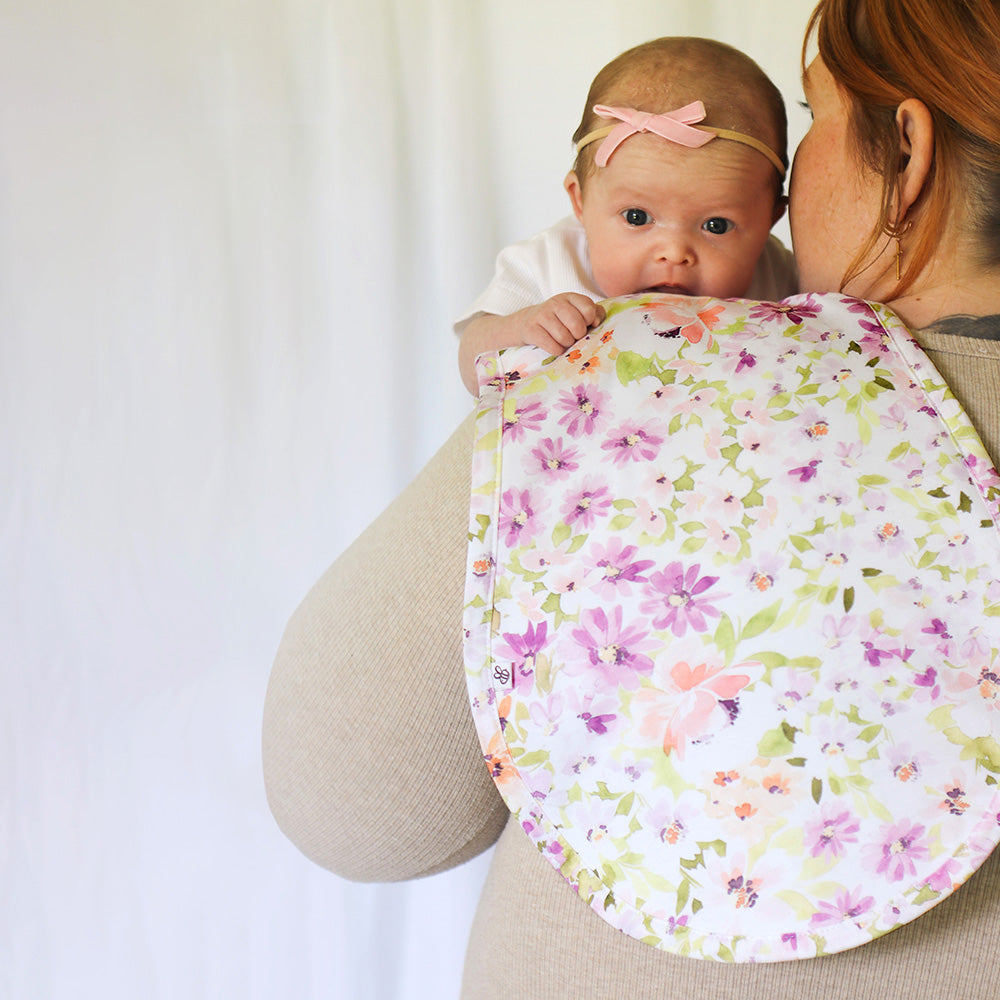 Isla Organic Cotton Burp Cloth - View 1