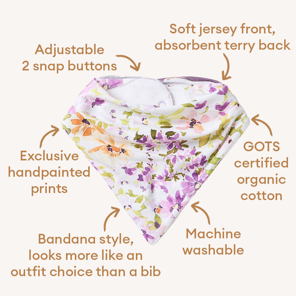 Isla Organic Dribble Bib - View 4