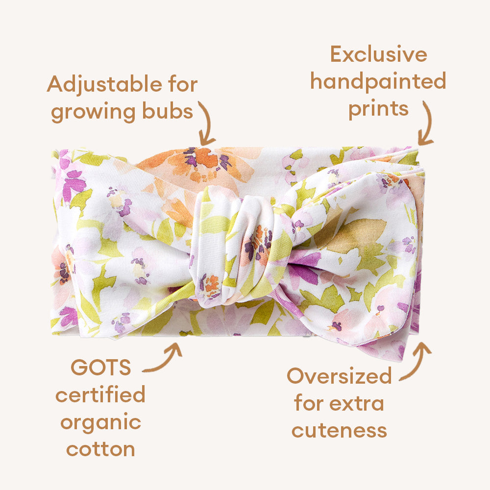 Isla Organic Oversized Bow - View 5