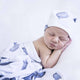 Cloud Chaser Organic Jersey Wrap & Beanie Set - Thumbnail 6